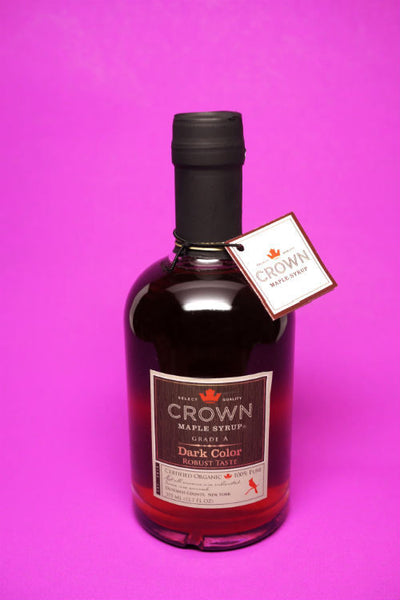Organic Crown Maple Syrup - Dark Color and Robust Taste